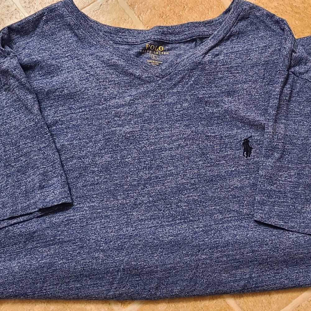 Size Large Polo by Ralph Lauren V-Neck